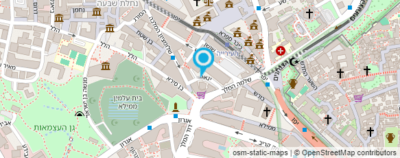 מפת הגעה אל מספרת ז'אק ביוטי סלון