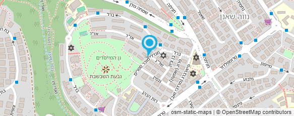 מפת הגעה אל גן צליל