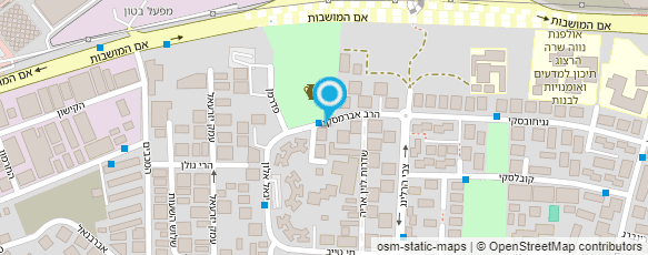 מפת הגעה אל גן חני ברמן