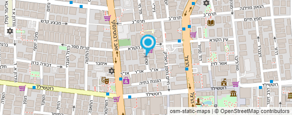 מפת הגעה אל גן קצרצרים