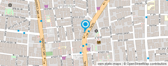 מפת הגעה אל ר.א TLV מפת הגעה אל ר.א TLV