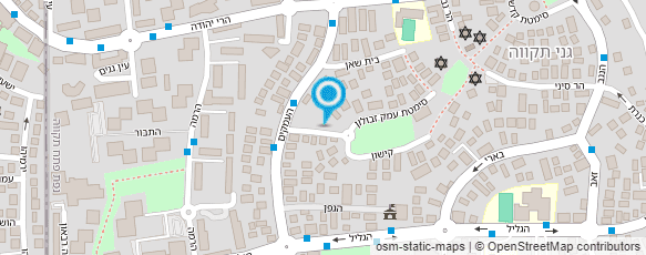 מפת הגעה אל גן נעמי מגזר חרדי