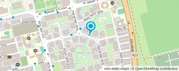 מפת הגעה אל ד"ר אנה גולדברט