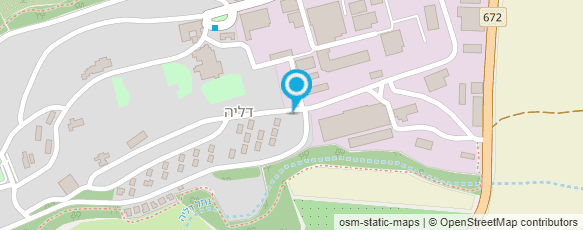 מפת הגעה אל מתפרת קיבוץ דליה