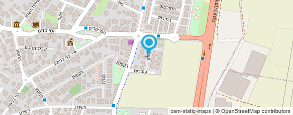 מפת הגעה אל כרמית כהנא - פיזיותרפיסטית וסנוזלן