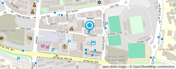 מפת הגעה אל אלון החשמל