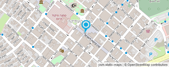 מפת הגעה אל אולפני פלאש - הקלטה וצילום