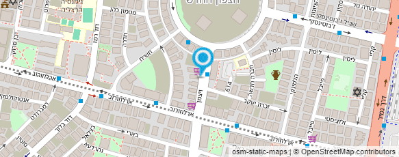 מפת הגעה אל בית ספר פסיכומטרי - 800