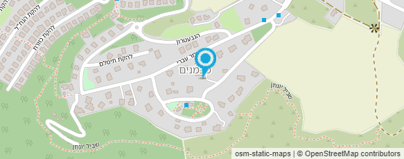 מפת הגעה אל סטודיו ענבר - אדריכלות ירוקה