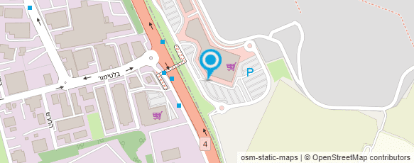 מפת הגעה אל מקדונלד'ס