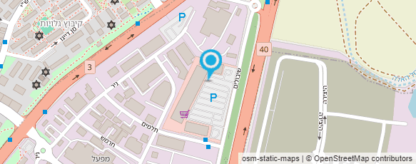 מפת הגעה אל מקדונלד'ס