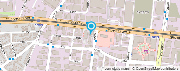 מפת הגעה אל מקדונלד'ס