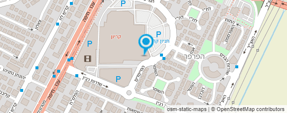 מפת הגעה אל מקדונלד'ס