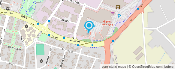 מפת הגעה אל מקדונלד'ס