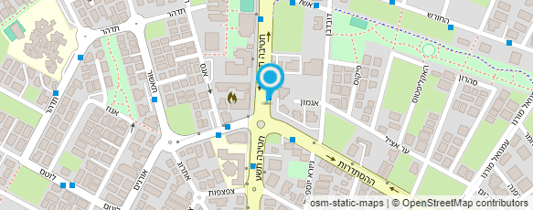 מפת הגעה אל מקדונלד'ס