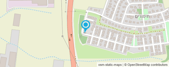 מפת הגעה אל גן אורנים