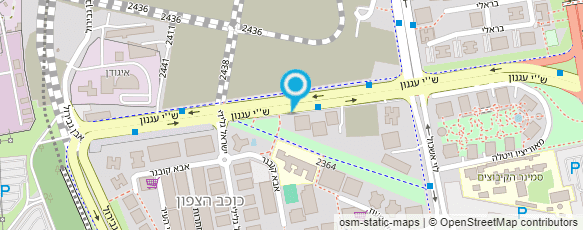 מפת הגעה אל נטע קרצו - עיתונאית