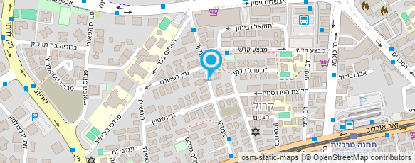 מפת הגעה אל עומר מאמן כושר מוסמך