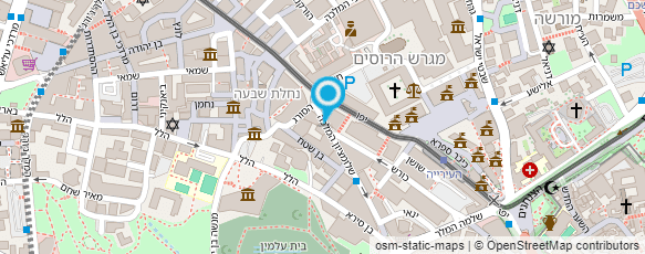 מפת הגעה אל פיצה עגבניה