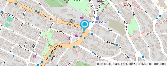 מפת הגעה אל לירז עיצוב שיער