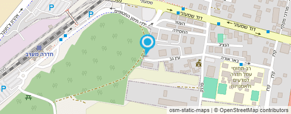 מפת הגעה אל גן מד"צ