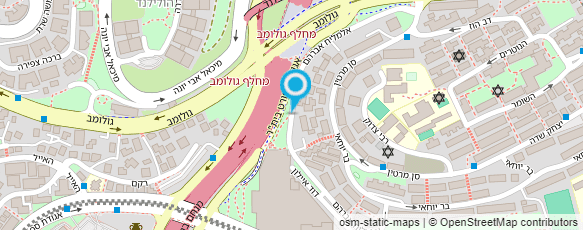 מפת הגעה אל גן אחדות ישראל