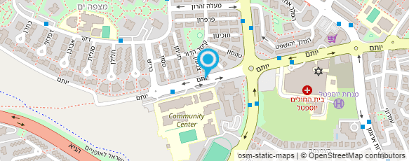 מפת הגעה אל ביה"ס הטניס העירוני