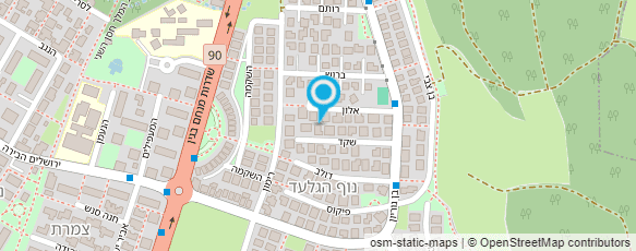 מפת הגעה אל גינה לי גוזלן אלי