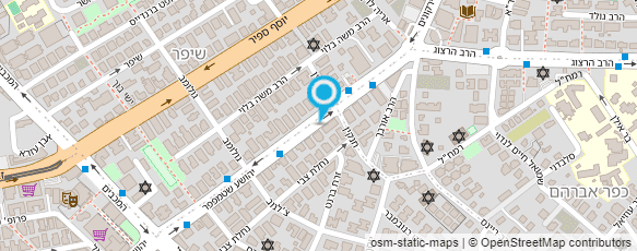 מפת הגעה אל שמואל-טכנאי למכונות כביסה ומייבשים