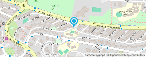 מפת הגעה אל גן לוין