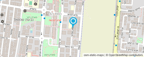 מפת הגעה אל גן הרדוף