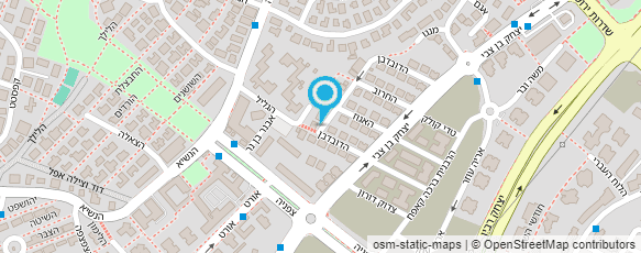 מפת הגעה אל עוזר מירב - יועצת זוגית