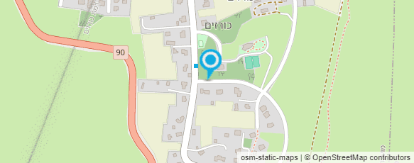 מפת הגעה אל בקתה בצל הזית