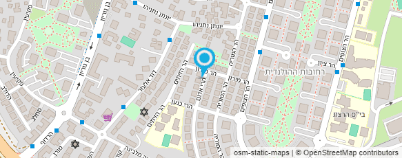 מפת הגעה אל נועה תבל -הומאופתיה קלאסית