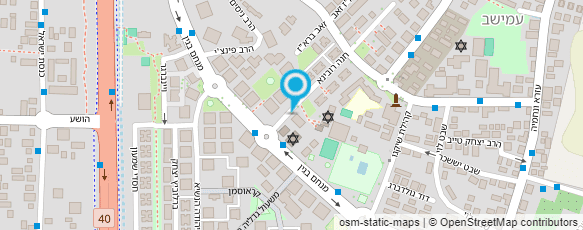 מפת הגעה אל "אמונה" מעון יום