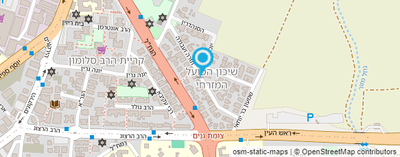 מפת הגעה אל "אמונה" מעון יום