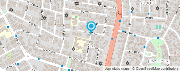 מפת הגעה אל "אמונה" מעון יום