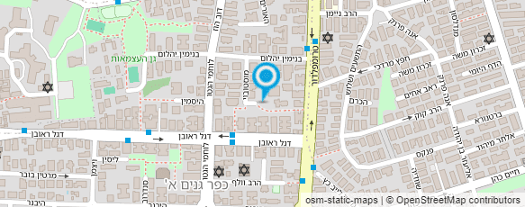 מפת הגעה אל "אמונה" מעון יום