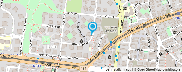 מפת הגעה אל "אמונה" מעון יום