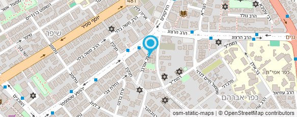 מפת הגעה אל "אמונה" מעון יום