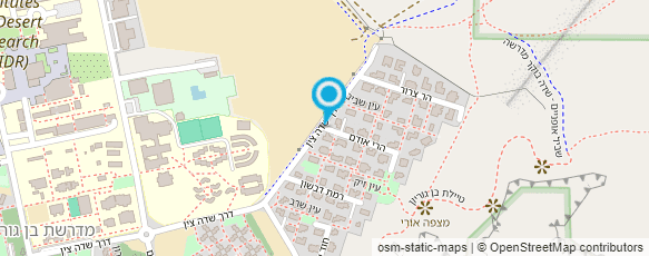 מפת הגעה אל בית הארחה משפחת קריבן