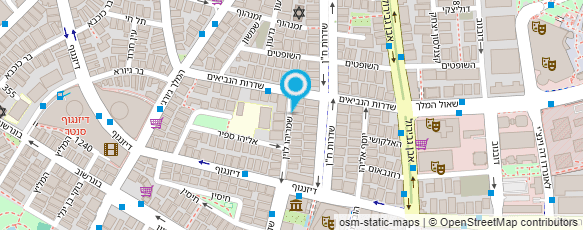 מפת הגעה אל יפתח כהן - פסיכותרפיה גופנית