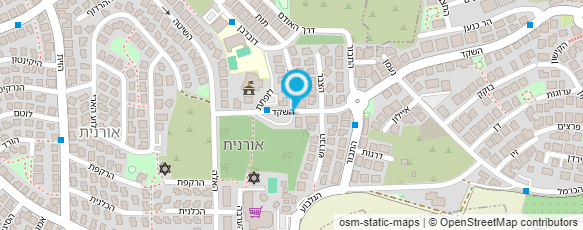 מפת הגעה אל ספריה ציבורית