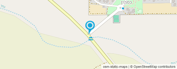 מפת הגעה אל קמפינג חאן נחל לבן