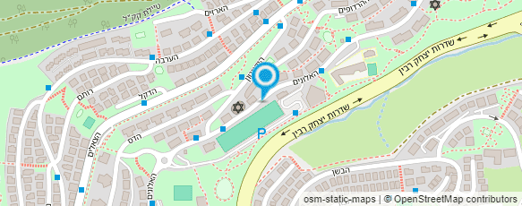 מפת הגעה אל המרכז לטניס בישראל