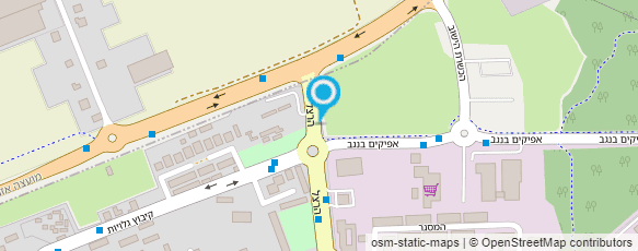 מפת הגעה אל המרכז לטניס בישראל