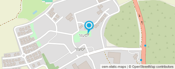 מפת הגעה אל משתלת יסעור
