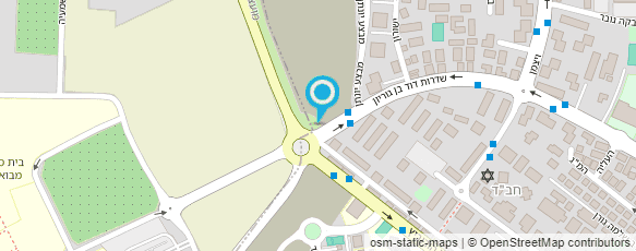 מפת הגעה אל הספריה הציבורית