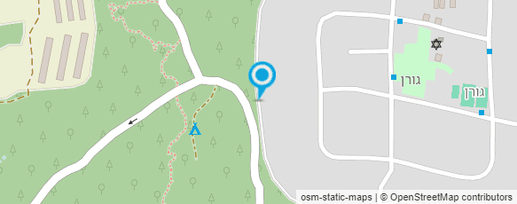 מפת הגעה אל סוסים בגורן