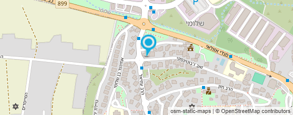 מפת הגעה אל הספריה הציבורית